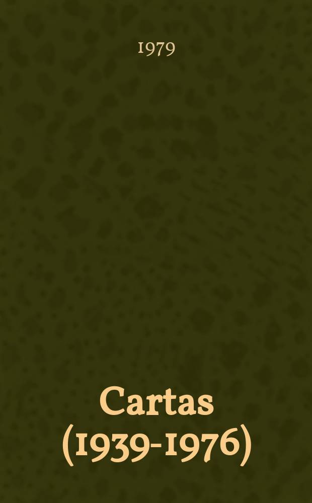 Cartas (1939-1976)