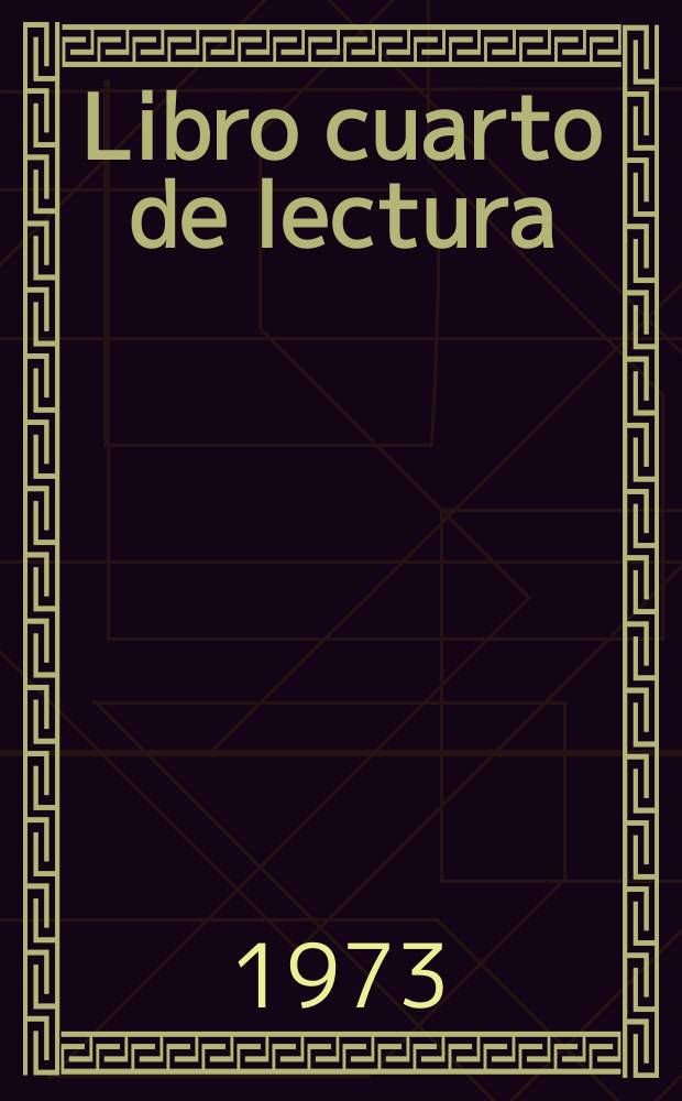 Libro cuarto de lectura