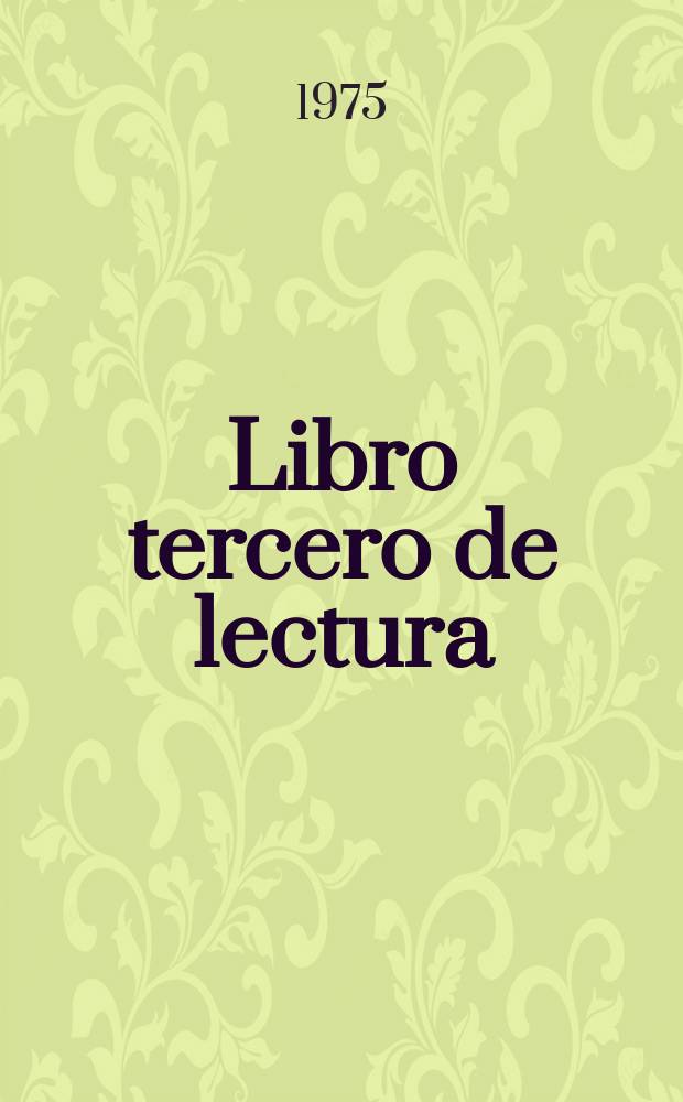 Libro tercero de lectura