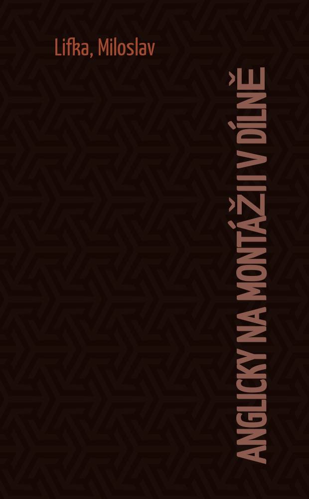 Anglicky na montáži i v dílně : Jazyková příručka technické angličtiny