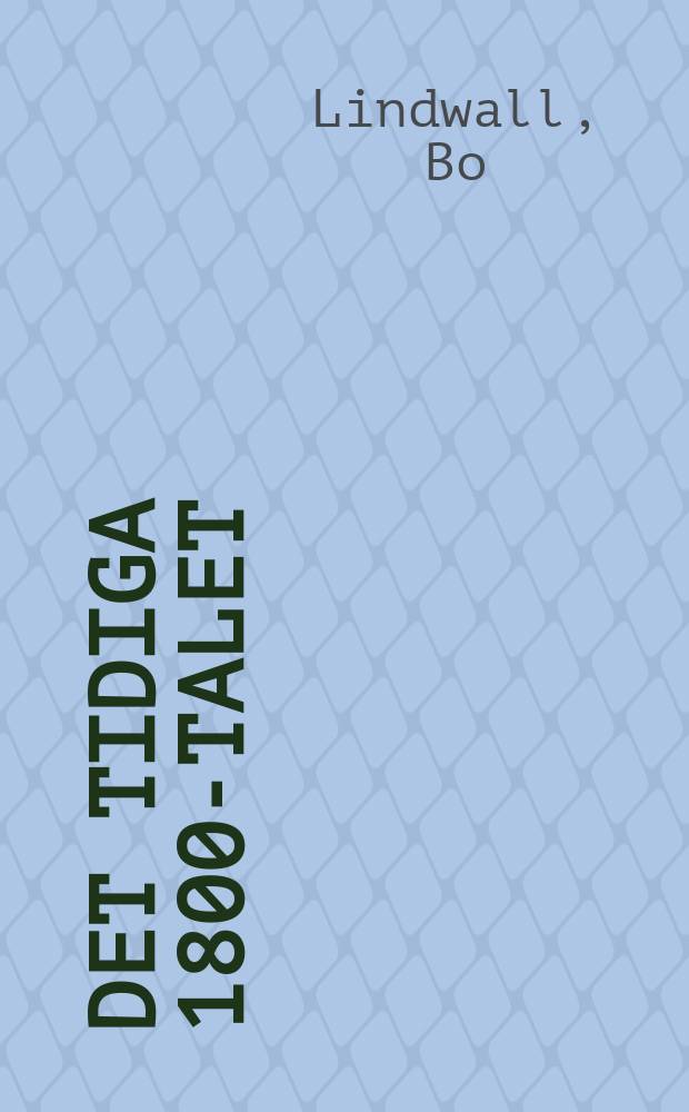 Det tidiga 1800-talet