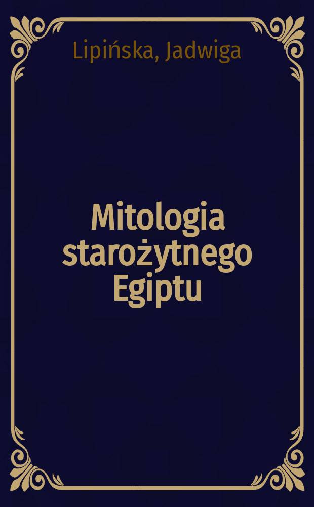 Mitologia starożytnego Egiptu