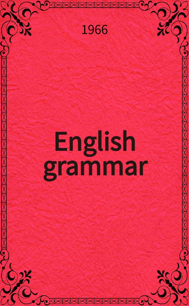 English grammar