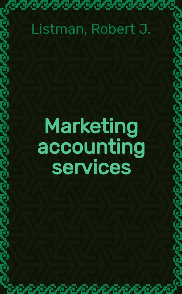 Marketing accounting services