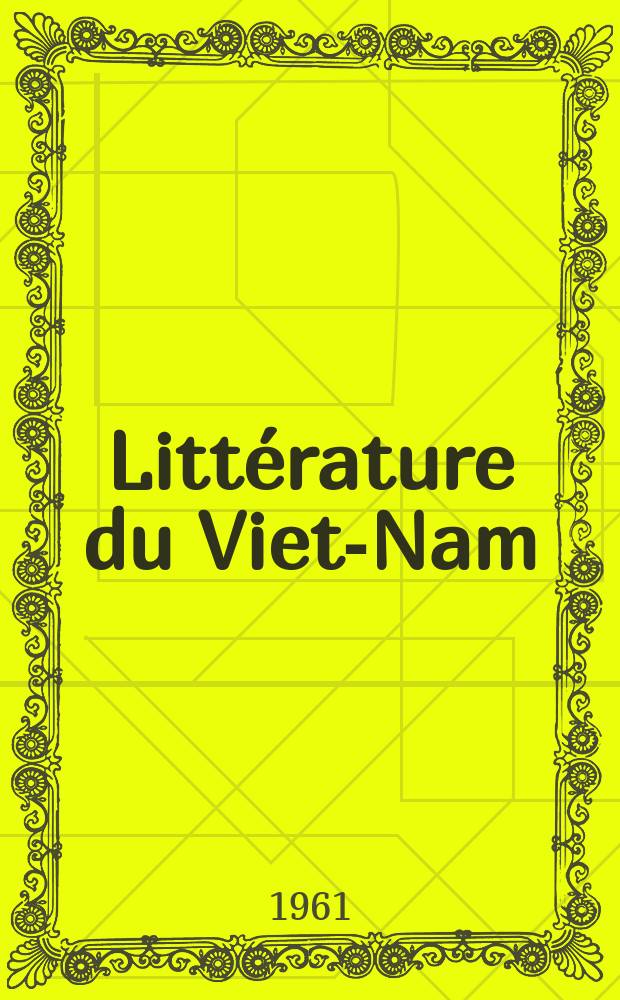 Littérature du Viet-Nam : Recueil