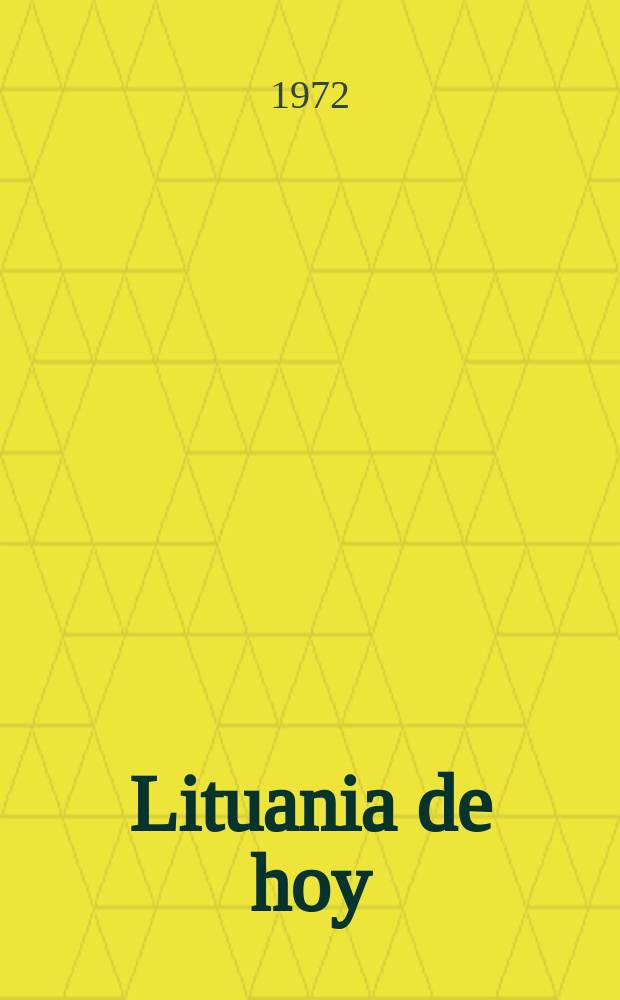 Lituania de hoy