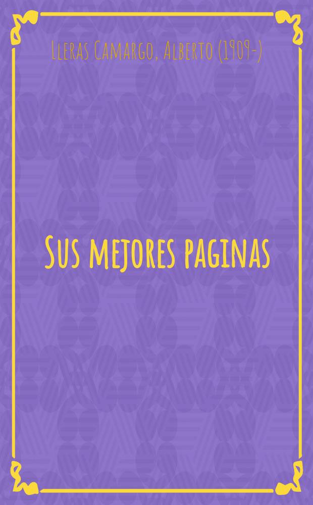 Sus mejores paginas