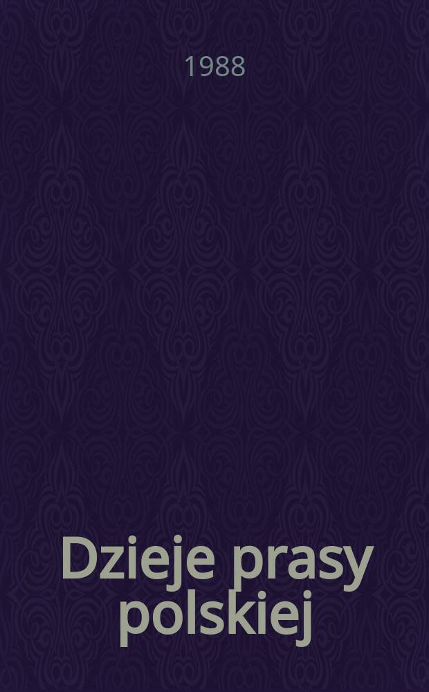 Dzieje prasy polskiej