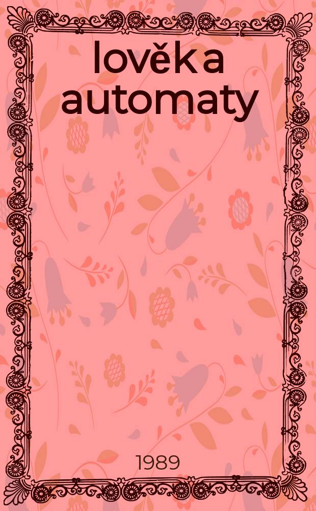 Člověk a automaty