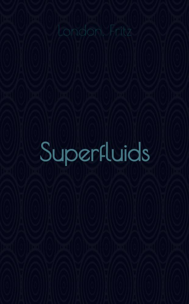 Superfluids