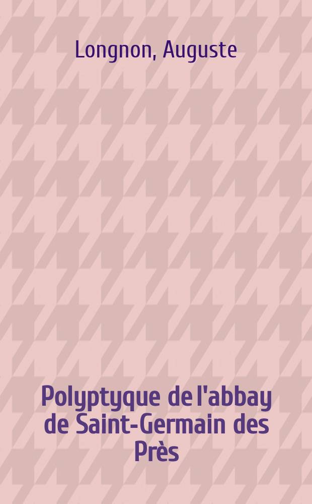 Polyptyque de l'abbay de Saint-Germain des Près