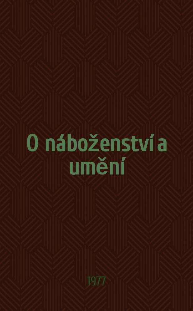 O náboženství a umění