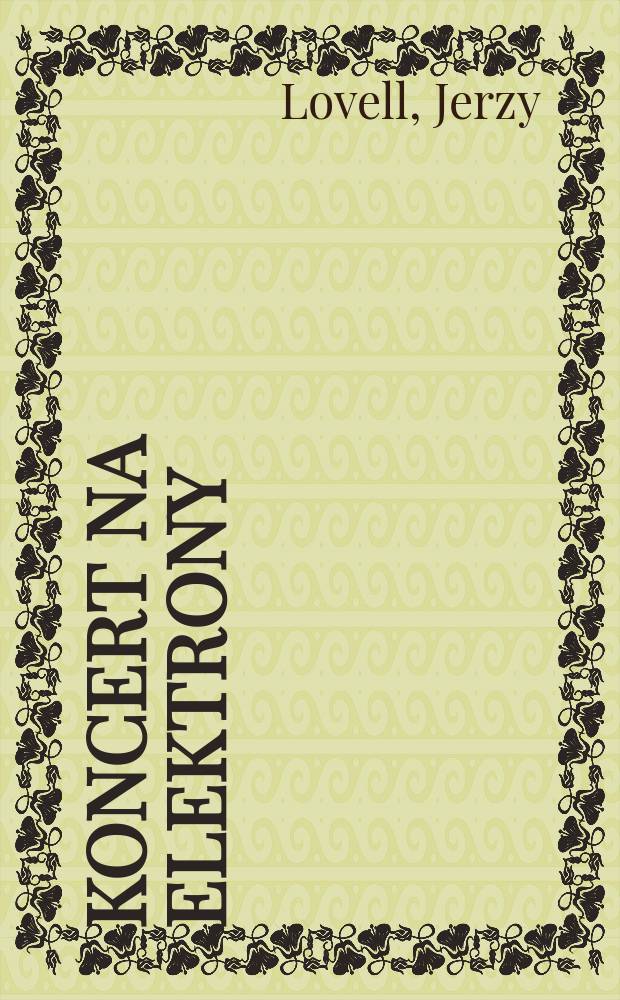 Koncert na elektrony