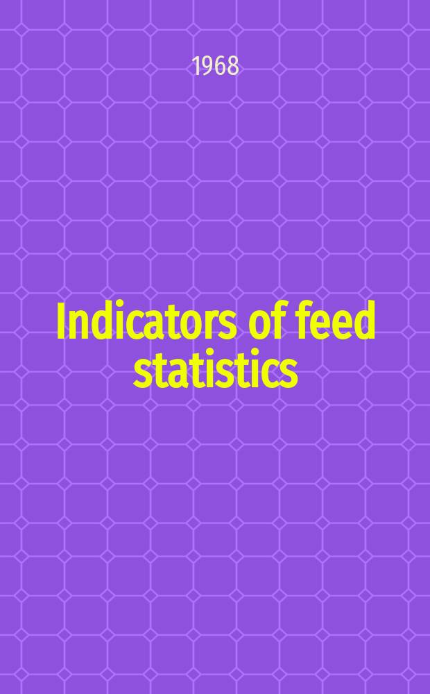 Indicators of feed statistics