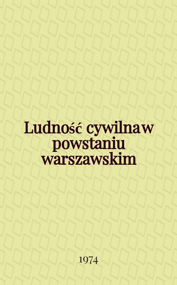 Ludność cywilna w powstaniu warszawskim