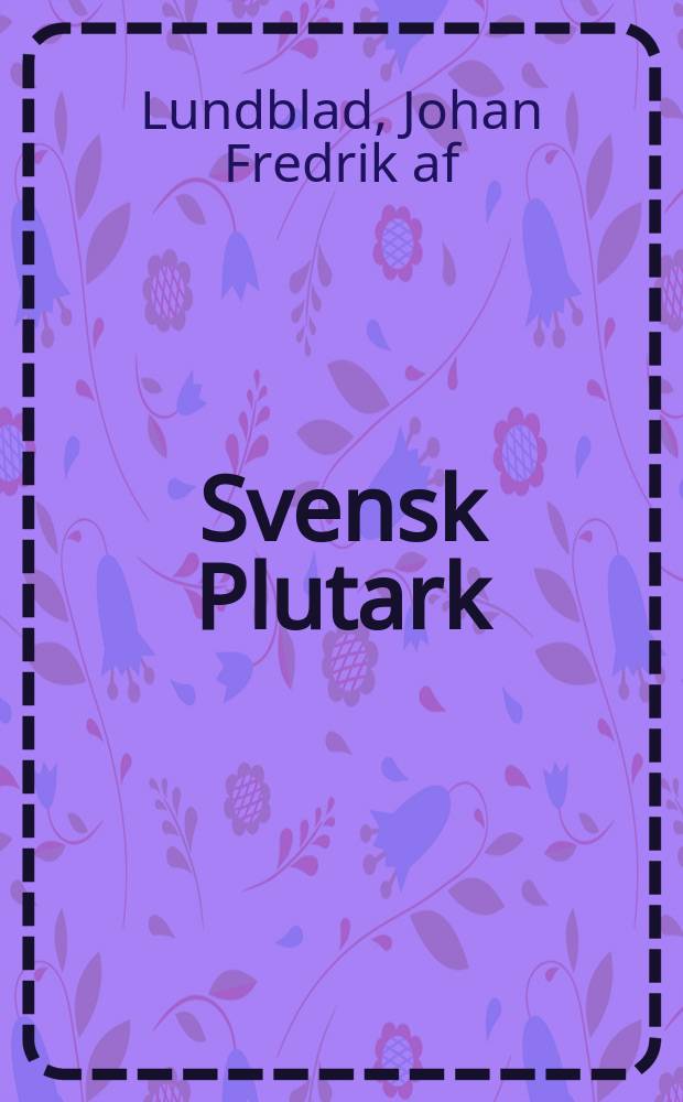 Svensk Plutark