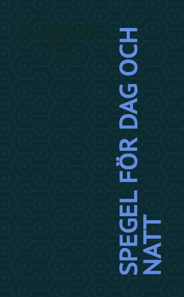 Spegel för dag och natt