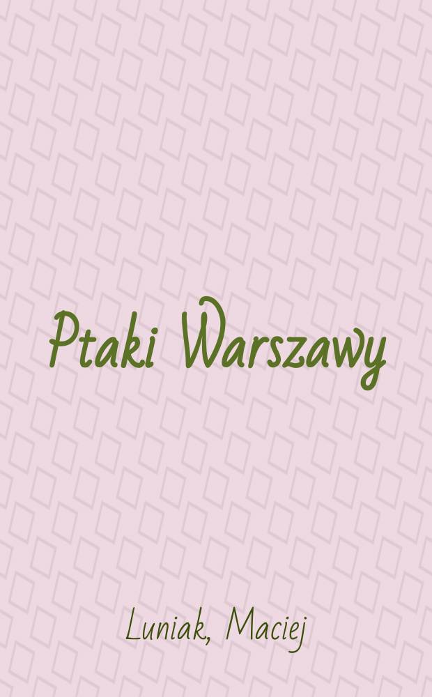 Ptaki Warszawy
