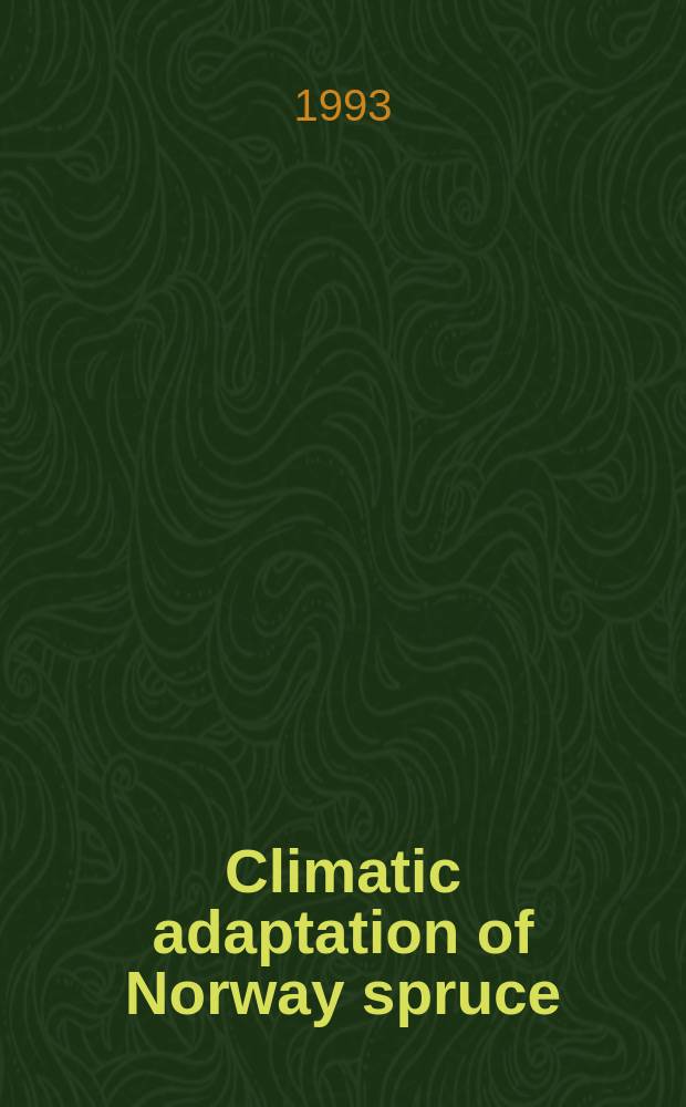 Climatic adaptation of Norway spruce (Picea abies (L.) karsten) in Finland based on male flowering phenology = Kuusen sopeutuminen suomen ilmastoon hedekukkimisakojen perusteela arvioituna