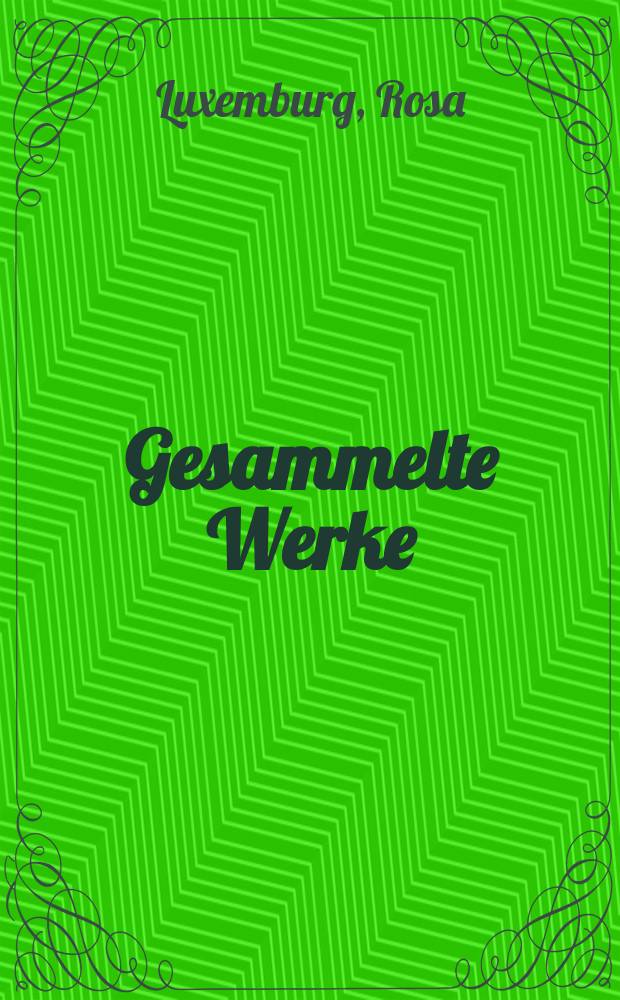 Gesammelte Werke