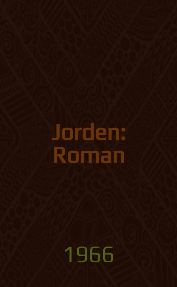 Jorden : Roman