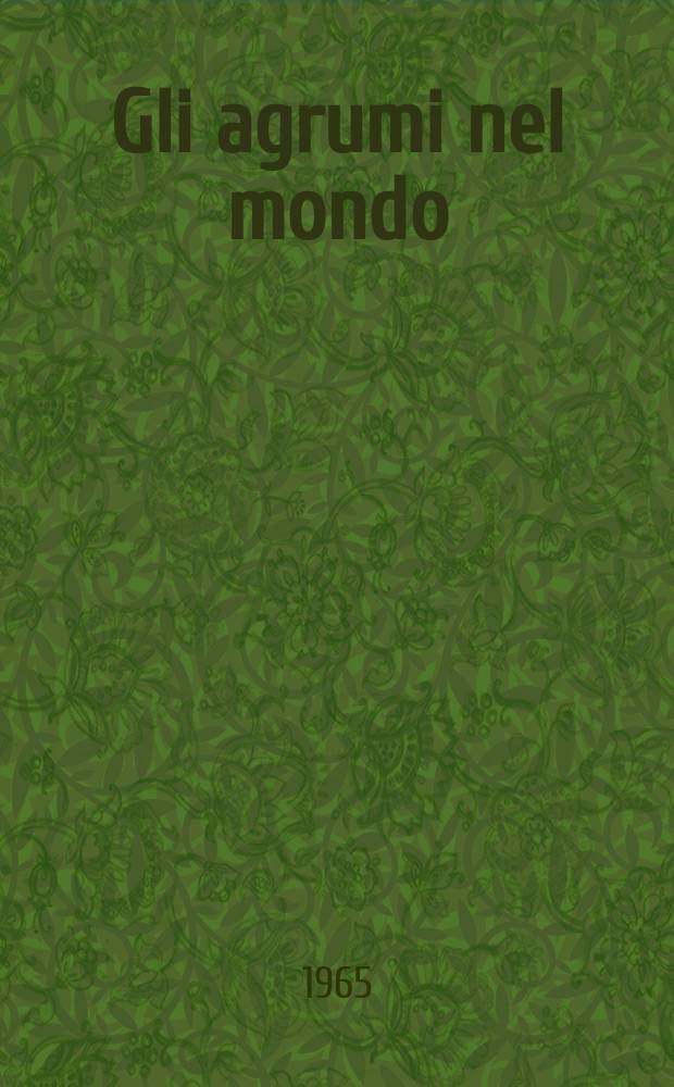 Gli agrumi nel mondo