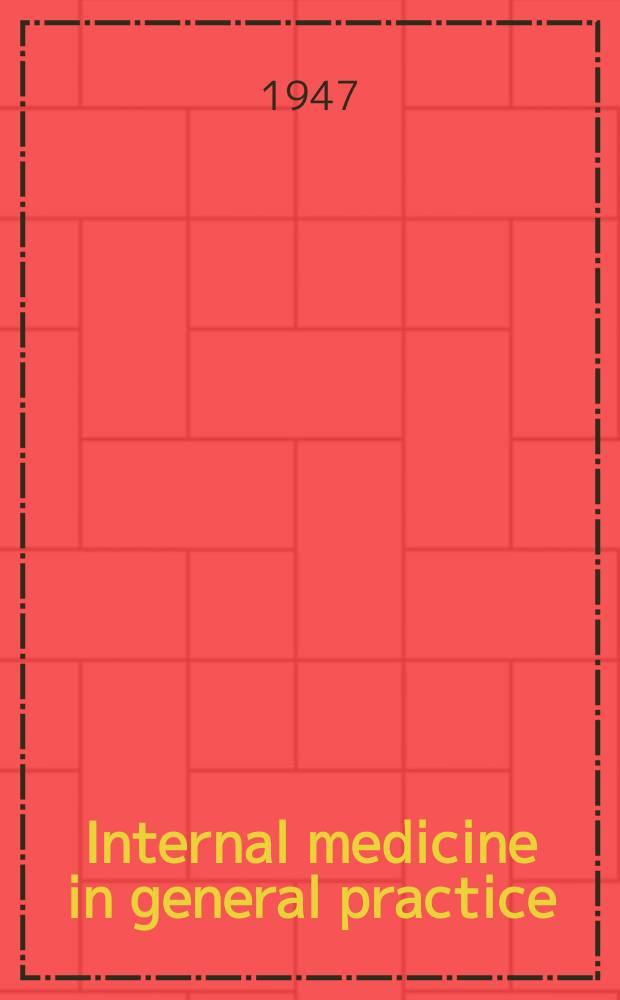 Internal medicine in general practice