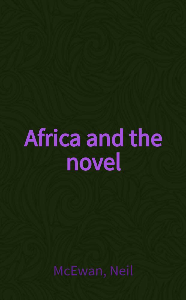 Africa and the novel