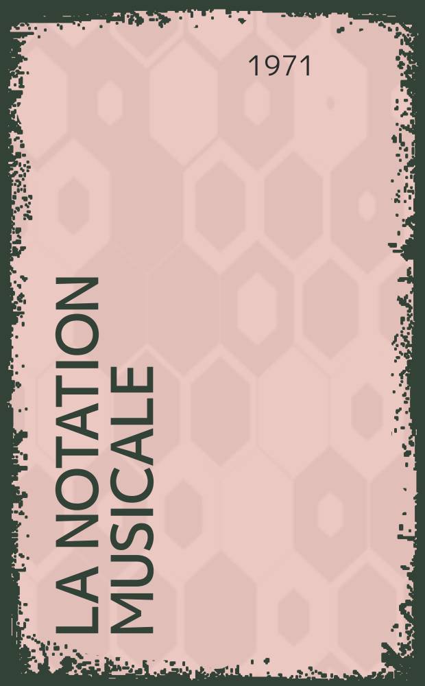 La notation musicale