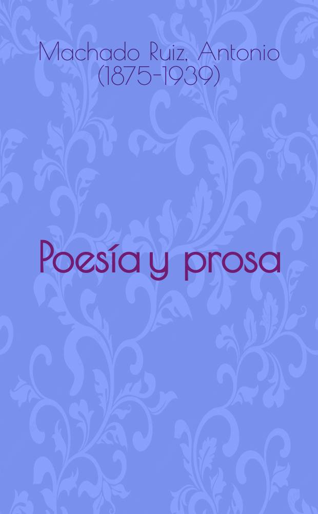 Poesía y prosa