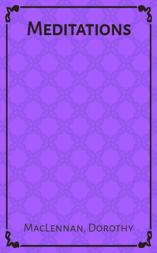 Meditations