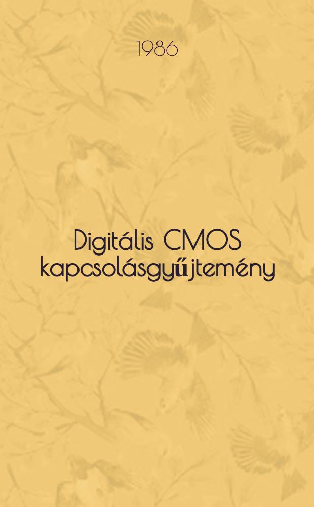 Digitális CMOS kapcsolásgyűjtemény