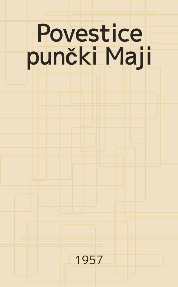 Povestice punčki Maji