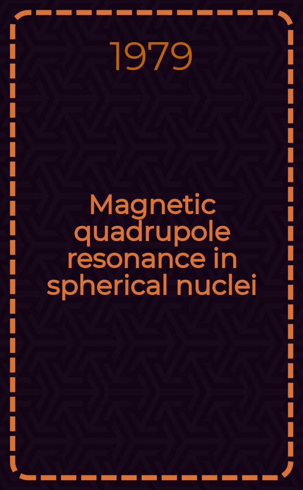 Magnetic quadrupole resonance in spherical nuclei