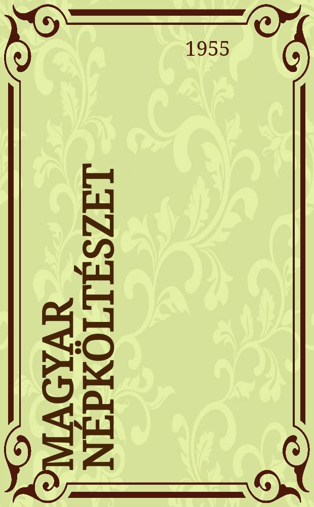 Magyar népköltészet