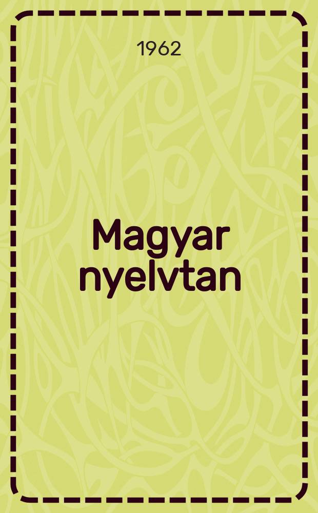 Magyar nyelvtan