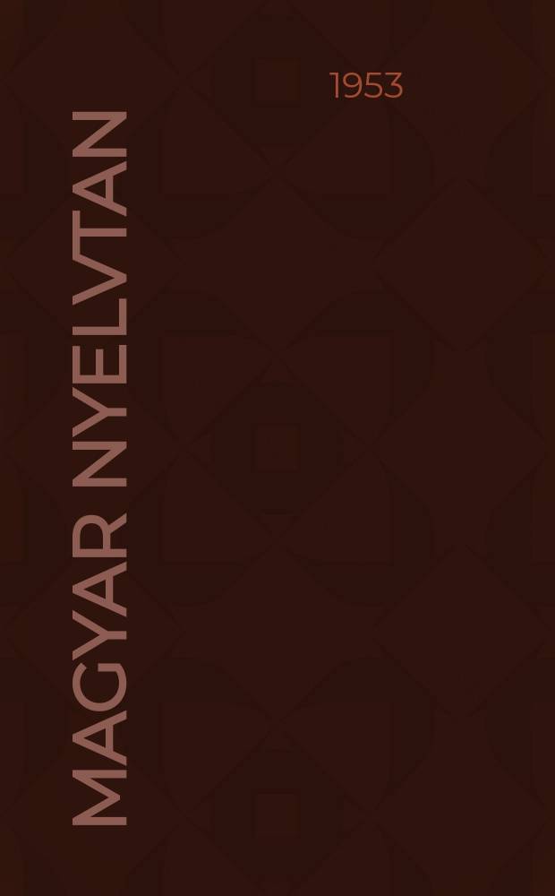 Magyar nyelvtan