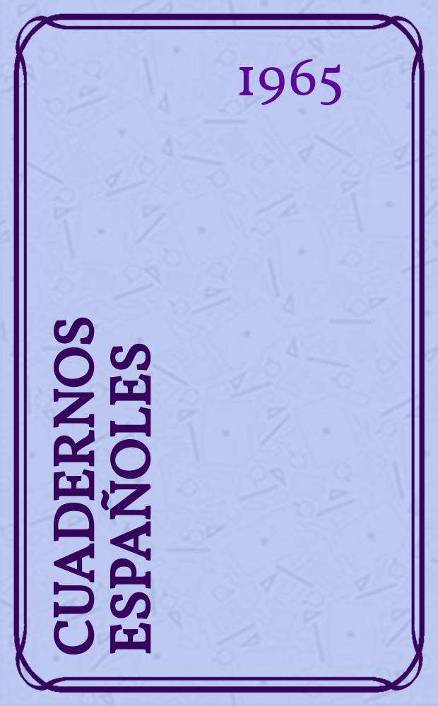 Cuadernos españoles
