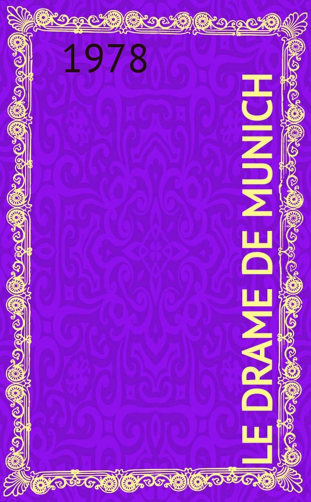 Le drame de Munich