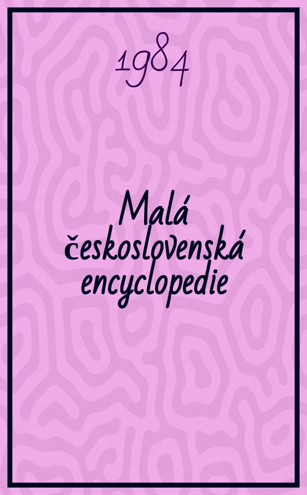 Malá československá encyclopedie