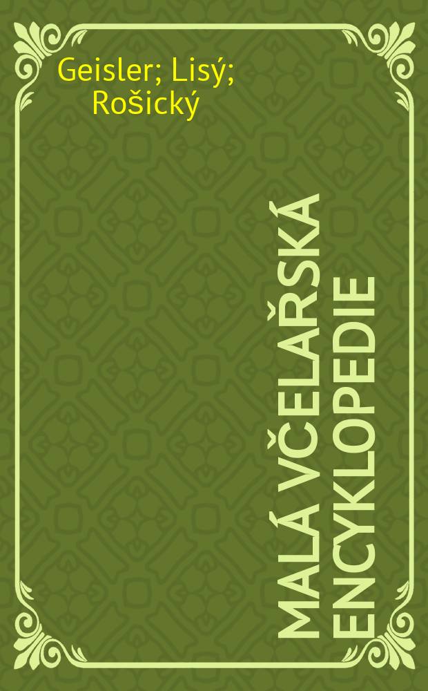 Malá včelařská encyklopedie