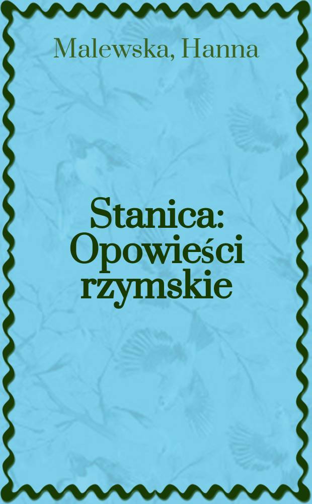 Stanica : Opowieści rzymskie