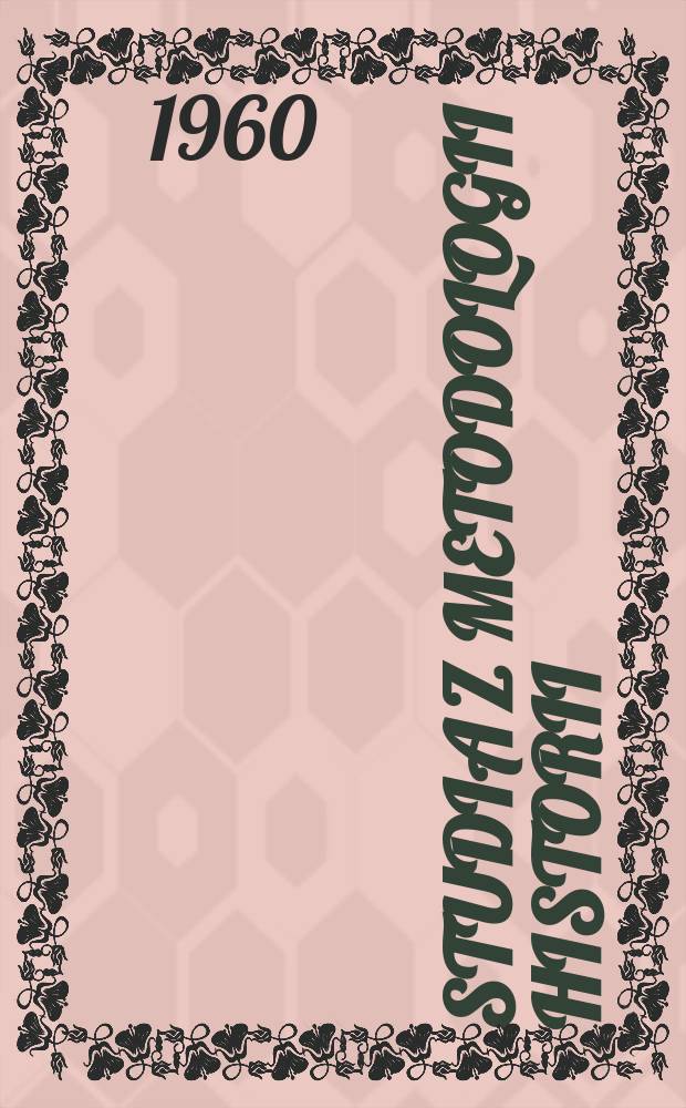 Studia z metodologii historii