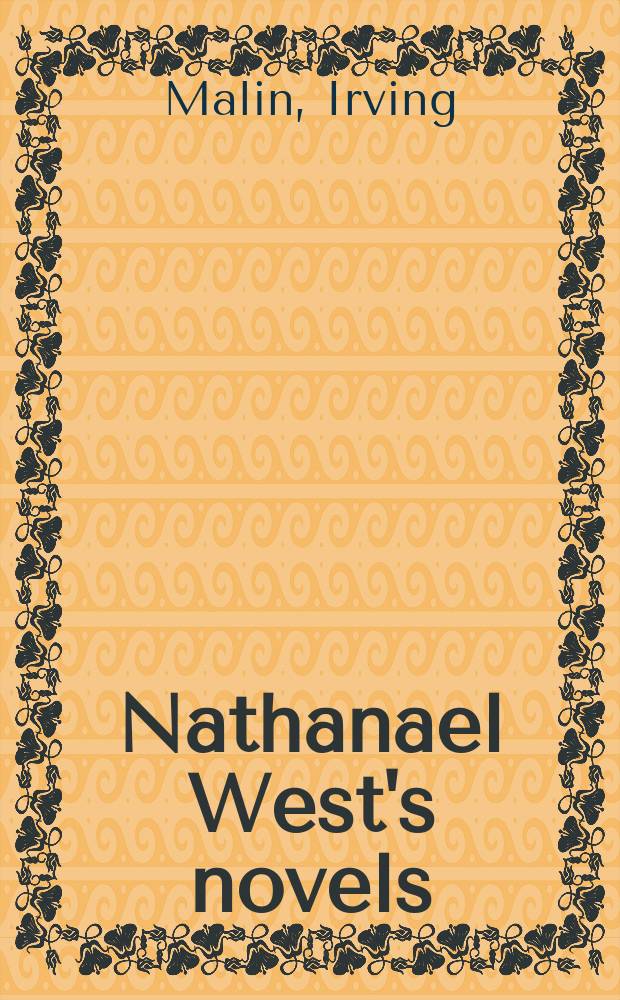 Nathanael West's novels
