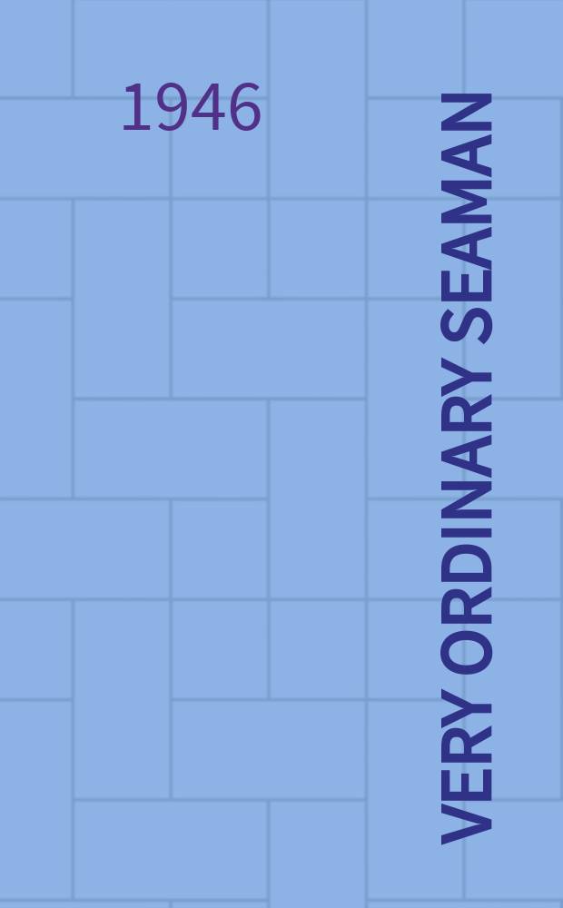 Very ordinary seaman
