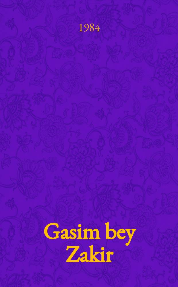 Gasim bey Zakir