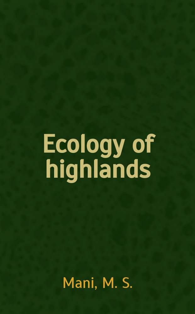 Ecology of highlands