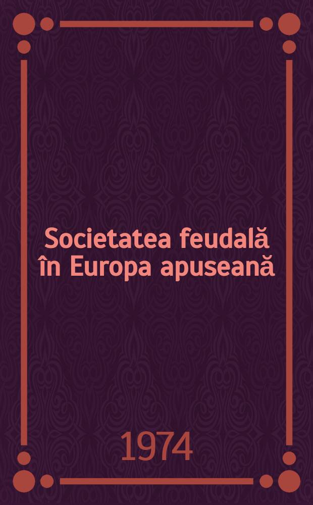 Societatea feudală în Europa apuseană
