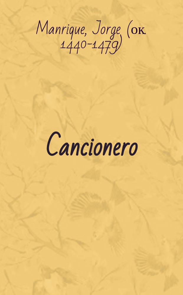 Cancionero