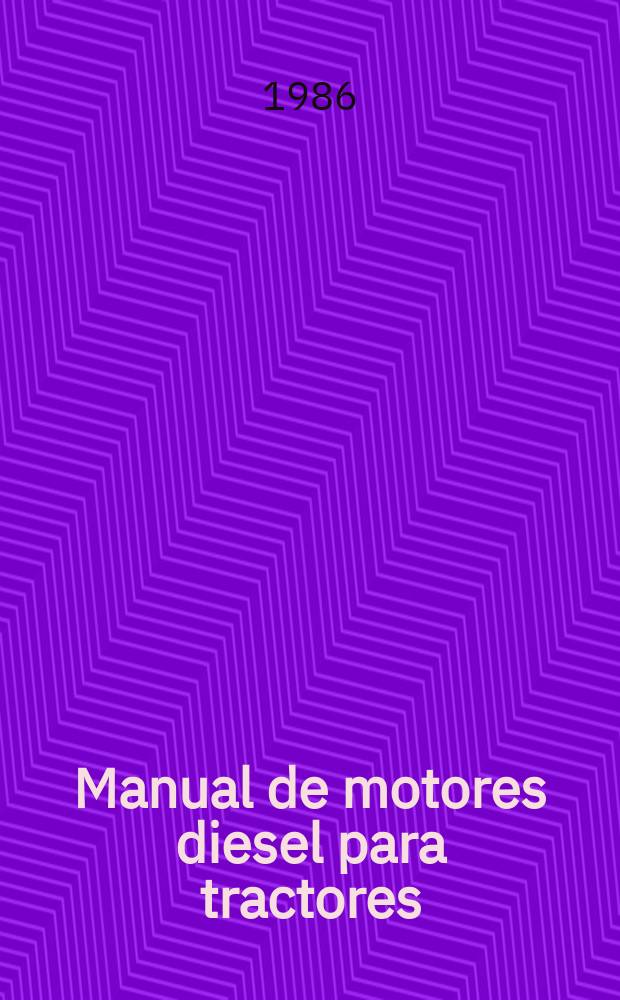 Manual de motores diesel para tractores
